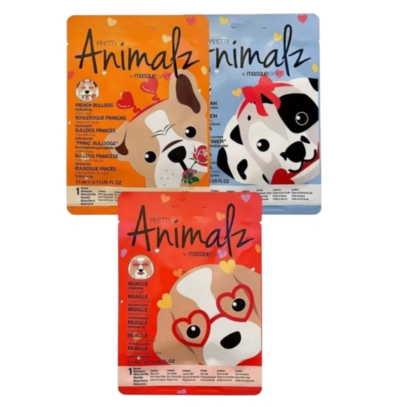🤖10/$28+🤖Pretty Animalz French Bulldog Face Mask - Picture 1 of 3